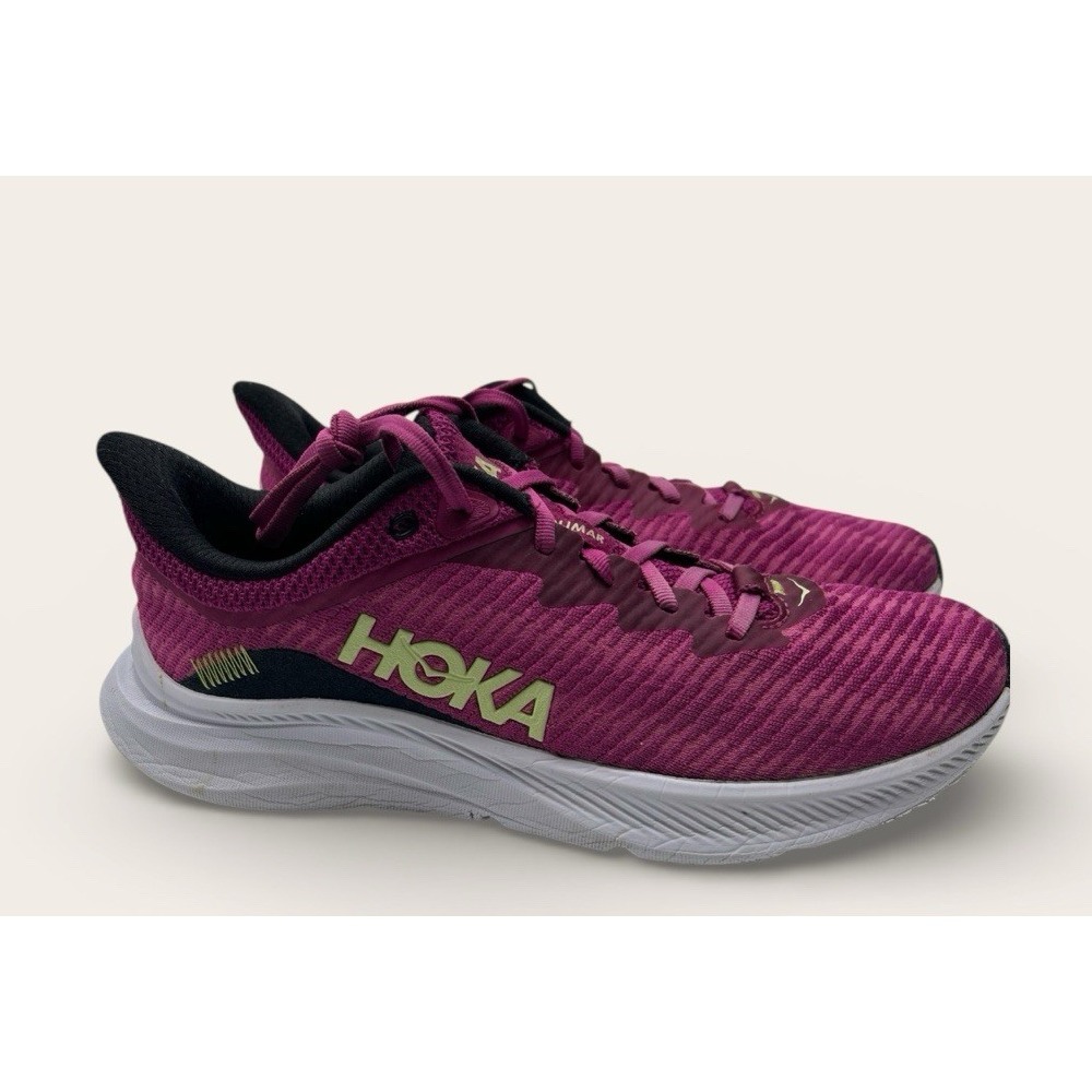 Hoka Solimar Purple‎ Black Mesh Running Shoes 9.5